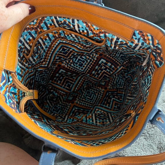 Vera Bradley Leather Tote - Picture 3 of 5